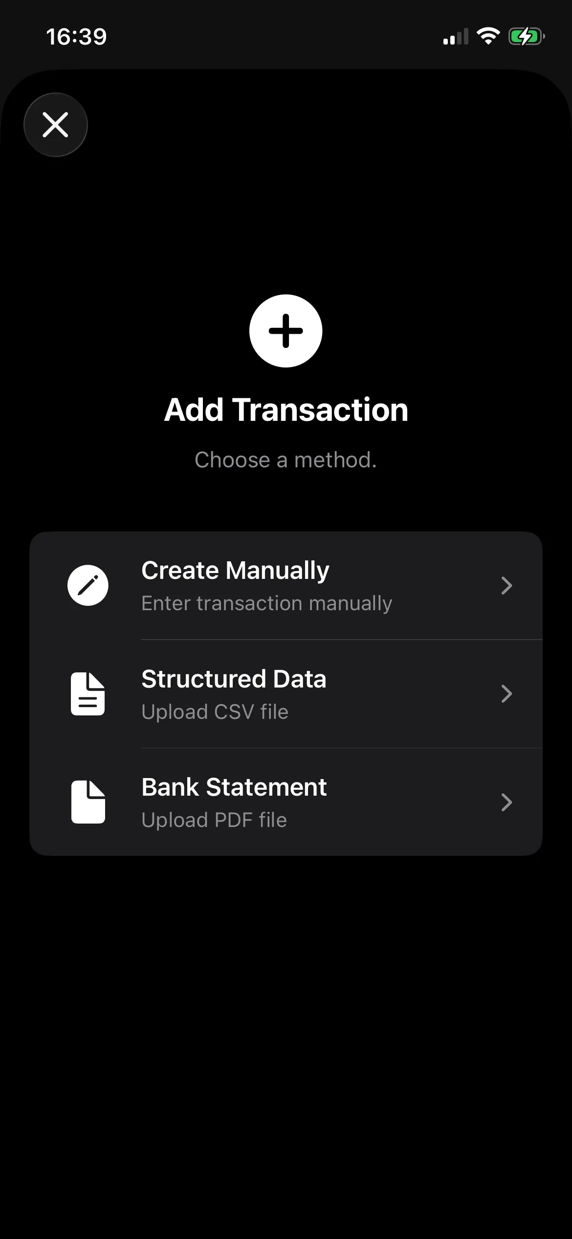 Add Transaction