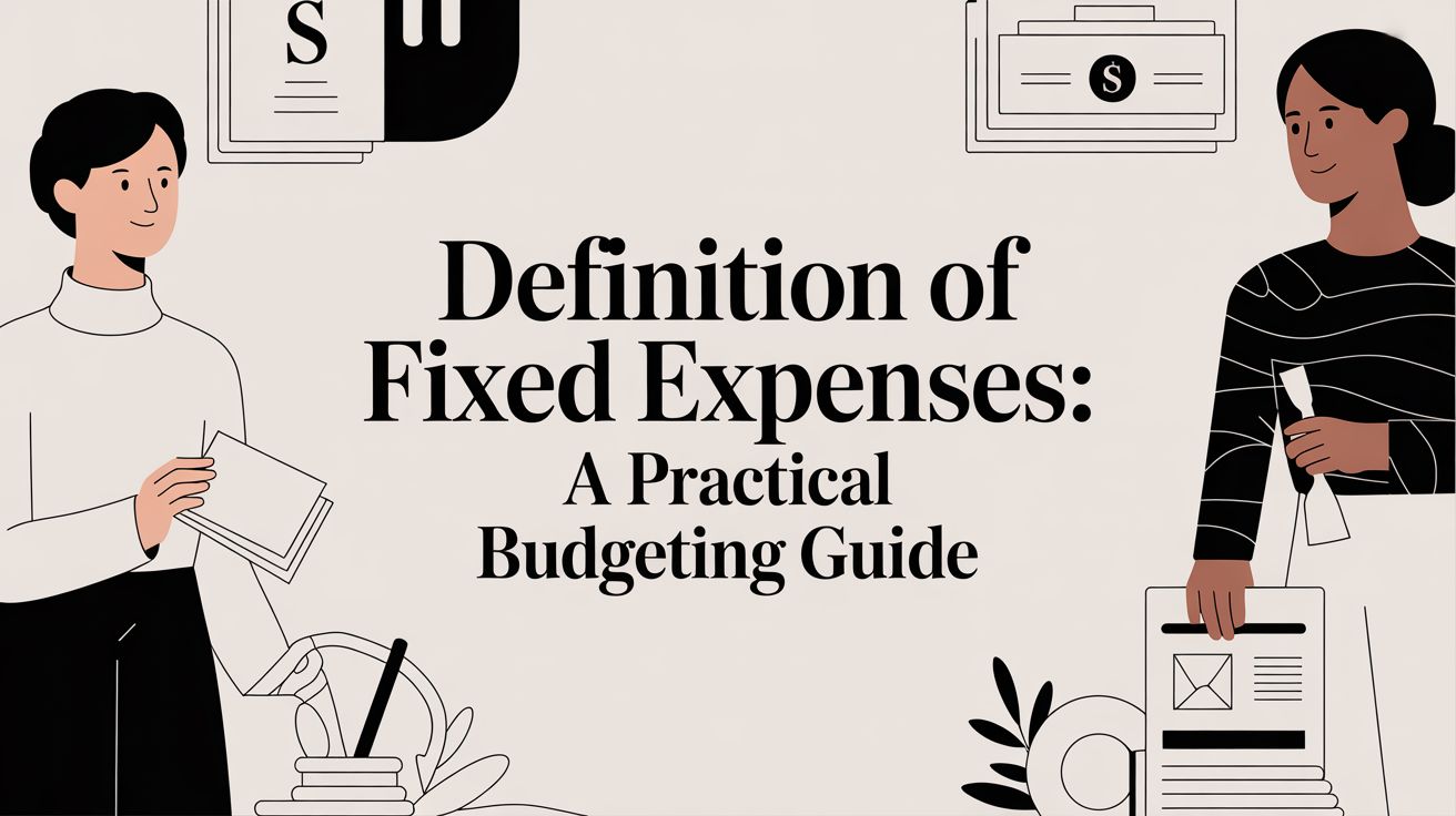 Definition of Fixed Expenses: A Practical Budgeting Guide