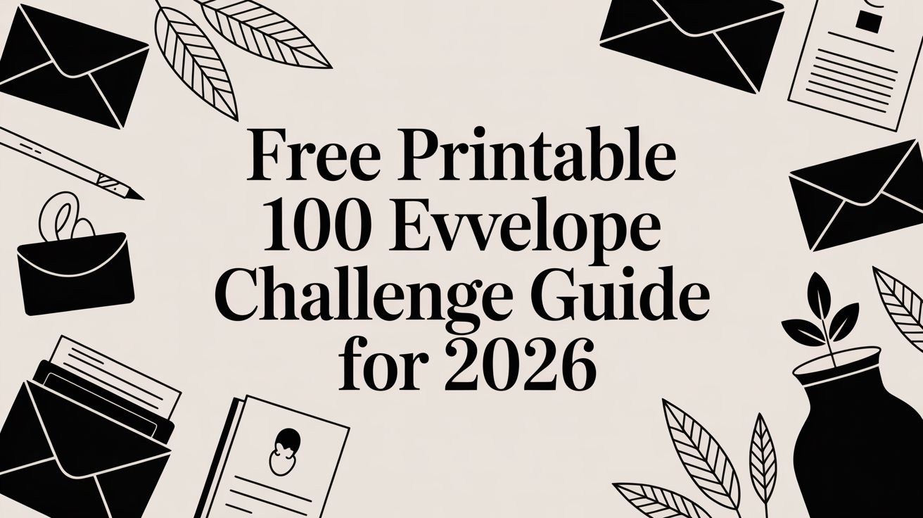 Free Printable 100 Envelope Challenge Guide for 2026
