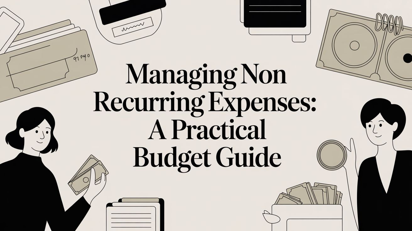 Managing Non Recurring Expenses: A Practical Budget Guide
