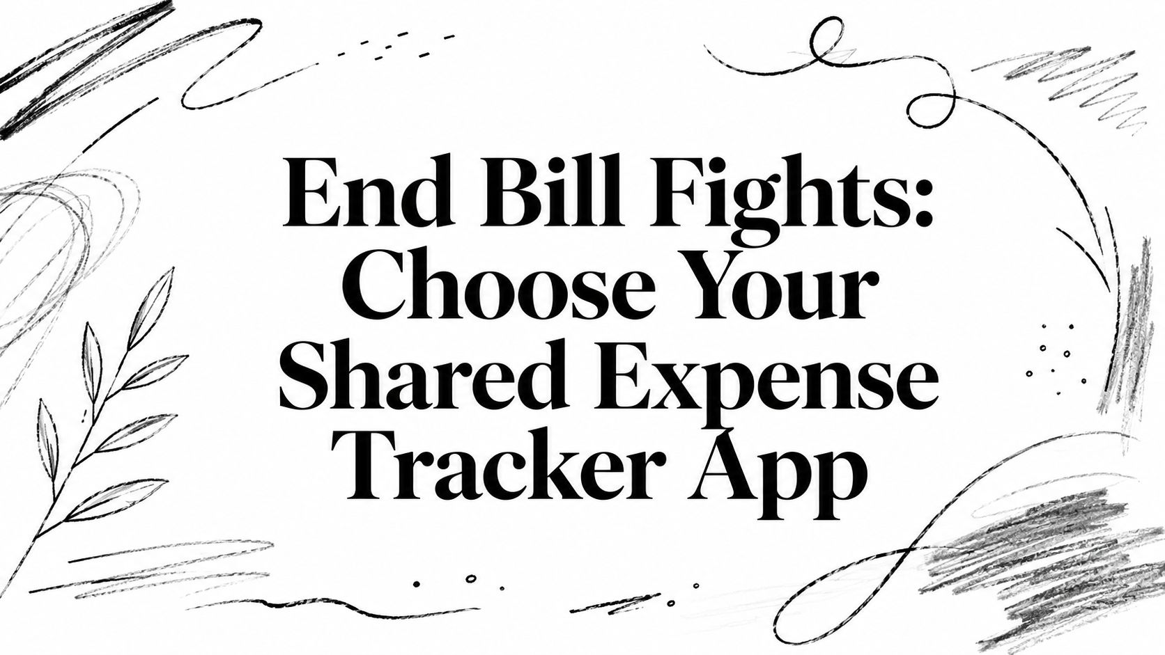 End Bill Fights: Choose Your Shared Expense Tracker App