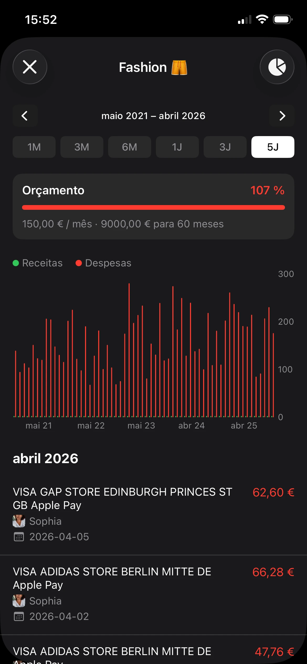 categorias como gráfico de barras